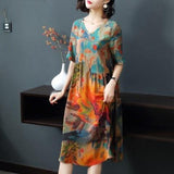 LovelySpring ™ : Robe en soie légère pour le printemps