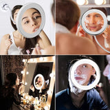MyFlexibleMirror™ - 10X Magnifying Lighted Mirror
