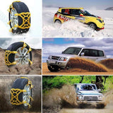 Snow Chain ™ - Set of 3 OR 6 Pieces : Essential accessory for safe driving in Winter